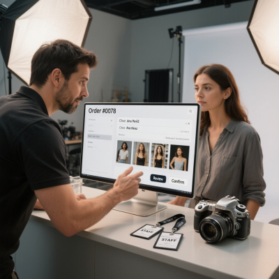 Cómo organizar pedidos, clientes y envíos en tu estudio de fotos sin perder control ni tiempo