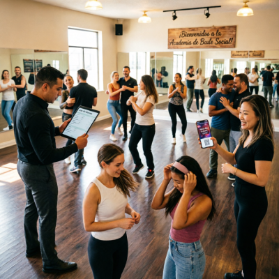 Cómo organizar eventos de baile y academias sociales sin perder el control de alumnos, invitaciones y espacios