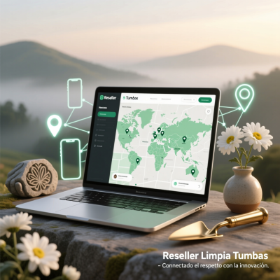 Plataforma reseller cuidado de tumbas- negocio de servicios funerarios online