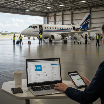 CRM aéreo-gestión de flotas