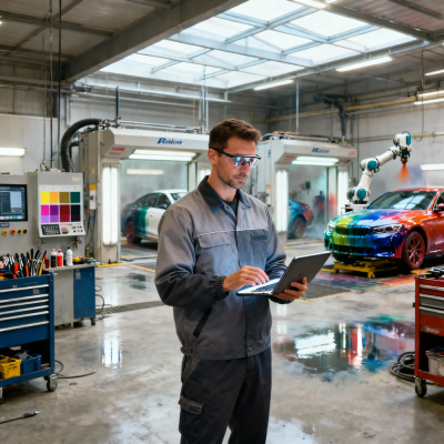 CRM hojalatería-CRM pintura automotriz