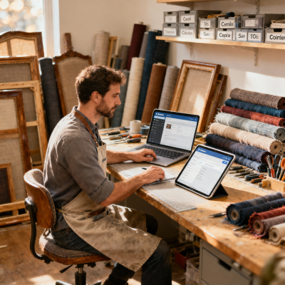 CRM tapiceros- gestión tapicería