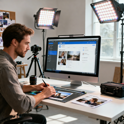 crm fotos- creador de credenciales